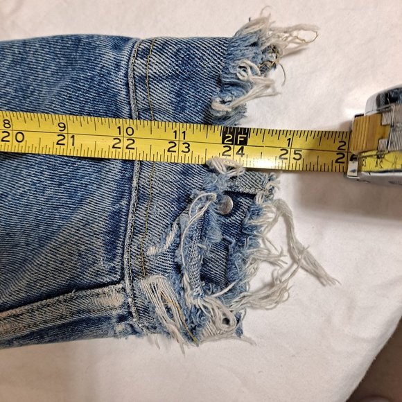 Vintage Storm Rider Lee Jean Jacket Men 46 Long Union Made Blanket Lined Denim - Picture 13 of 15